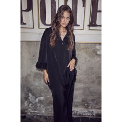 CO`COUTURE ADNA FEATHER SHIRT