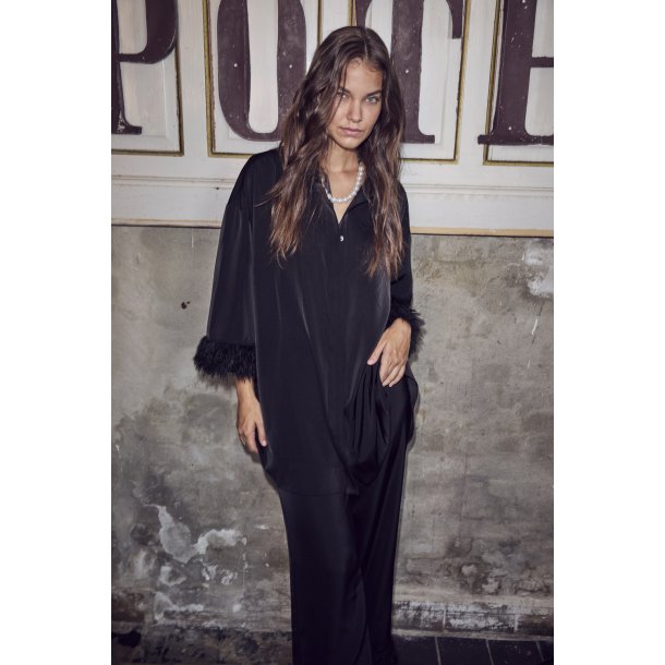 CO`COUTURE ADNA FEATHER SHIRT