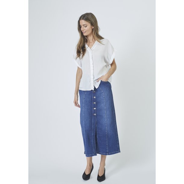 CO`COUTURE TYLER DENIM SKIRT