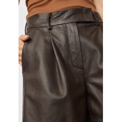 CO`COUTURE PHOEBE LEATHER SHORTS