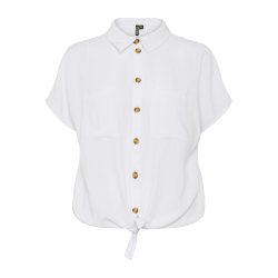 PCPIA LINEN BLEND TIE SHIRT