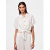 PCPIA LINEN BLEND TIE SHIRT