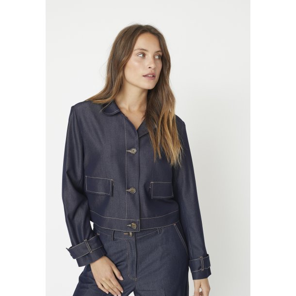 CO`COUTURE TERRY DENIM JACKET