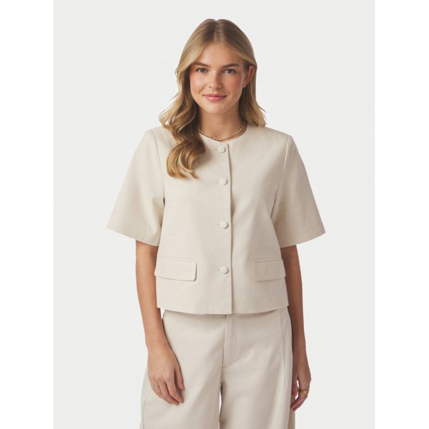 NEO NOIR RORY LINEN BLOUSE
