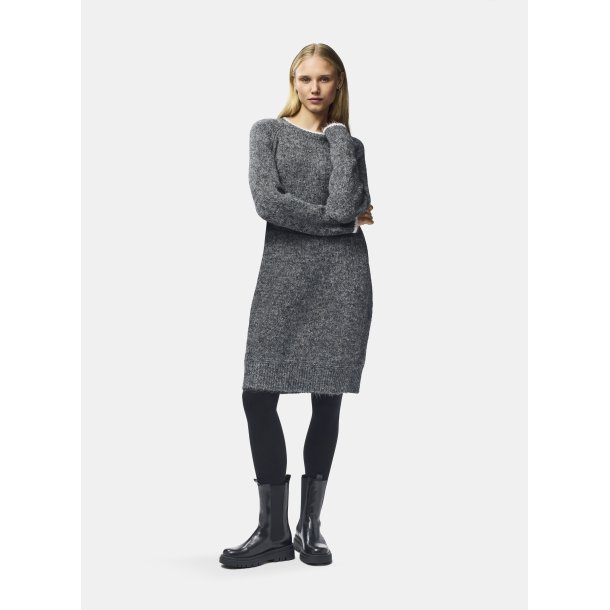 PCIVY LS CONTRAST KNIT DRESS