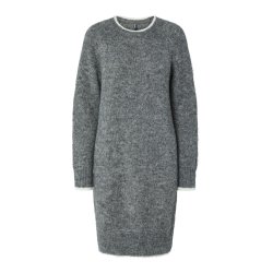 PCIVY LS CONTRAST KNIT DRESS
