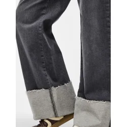 PCPIL STRAIGHT FOLD UP DENIM JEANS