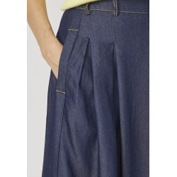 CO`COUTURE ANYA DENIM PLEAT SKIRT