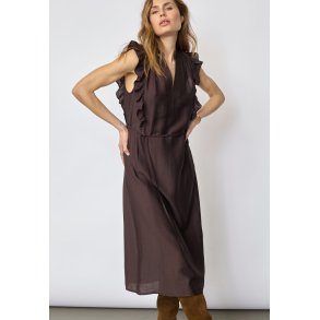 CO`COUTURE HERA FRILL V-DRESS