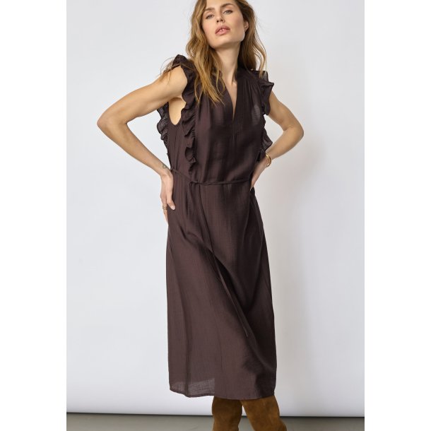 CO`COUTURE HERA FRILL V-DRESS