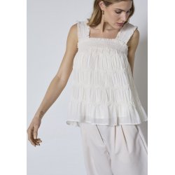 CO`COUTURE JERRY SMOCK STRAP TOP