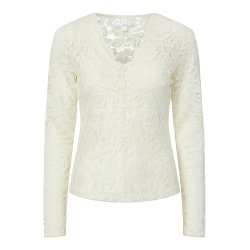YASLACEY V-NECK LACE TOP