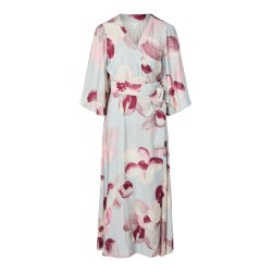 YASMARGA WRAP LONG DRESS