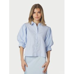 NEO NOIR ETTA STRIPE STONE SHIRT