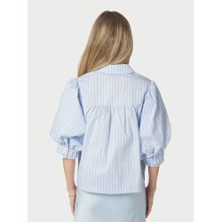 NEO NOIR ETTA STRIPE STONE SHIRT