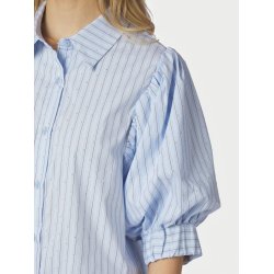 NEO NOIR ETTA STRIPE STONE SHIRT