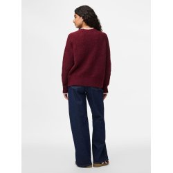 PCIVY O-NECK CONTRAST KNIT 