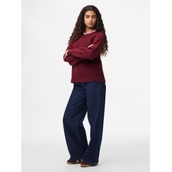 PCIVY O-NECK CONTRAST KNIT 