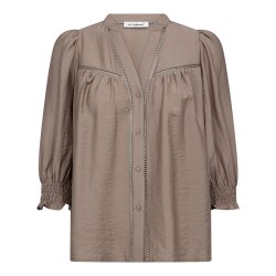 CO`COUTURE CALLUM LACE PUFF V-SHIRT