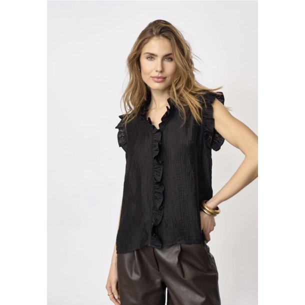 CO`COUTURE TASSY FRILL TOP