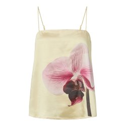 YASORCHIDA SATIN SINGLET TOP