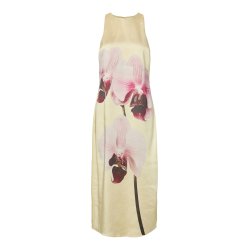 YASORCHIDA SATIN LONG DRESS