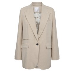 CO`COUTURE LINEN SINGLE BLAZER