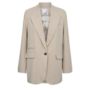 CO`COUTURE LINEN SINGLE BLAZER