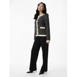 YASLIVIA LS SHORT KNIT CARDIGAN