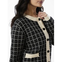 YASLIVIA LS SHORT KNIT CARDIGAN