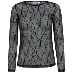 CO`COUTURE MERCY MESH BLOUSE