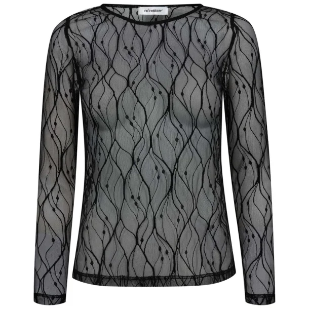 CO`COUTURE MERCY MESH BLOUSE
