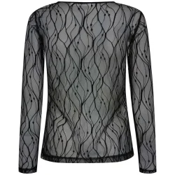 CO`COUTURE MERCY MESH BLOUSE