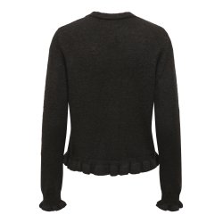 JDYLETTY O-NECK FRILL CARDIGAN